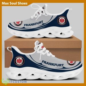 Eintracht Frankfurt Bundesliga Chunky Shoes Iconic Max Soul Sneakers For Fans - Eintracht Frankfurt Chunky Sneakers White Black Max Soul Shoes For Men And Women Photo 2