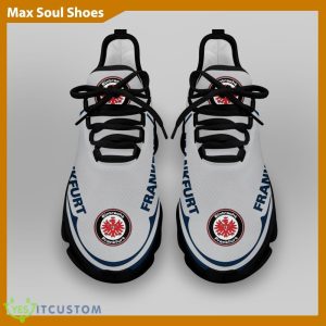 Eintracht Frankfurt Bundesliga Chunky Shoes Iconic Max Soul Sneakers For Fans - Eintracht Frankfurt Chunky Sneakers White Black Max Soul Shoes For Men And Women Photo 4