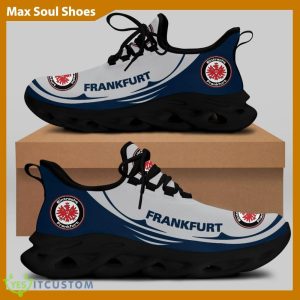 Eintracht Frankfurt Bundesliga Chunky Shoes Iconic Max Soul Sneakers For Fans - Eintracht Frankfurt Chunky Sneakers White Black Max Soul Shoes For Men And Women Photo 1