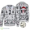 EPL Fulham Vest Pattern Logo Santa Hat Christmas Ugly Sweater - EPL Fulham Vest Pattern Logo Santa Hat Christmas Ugly Sweater