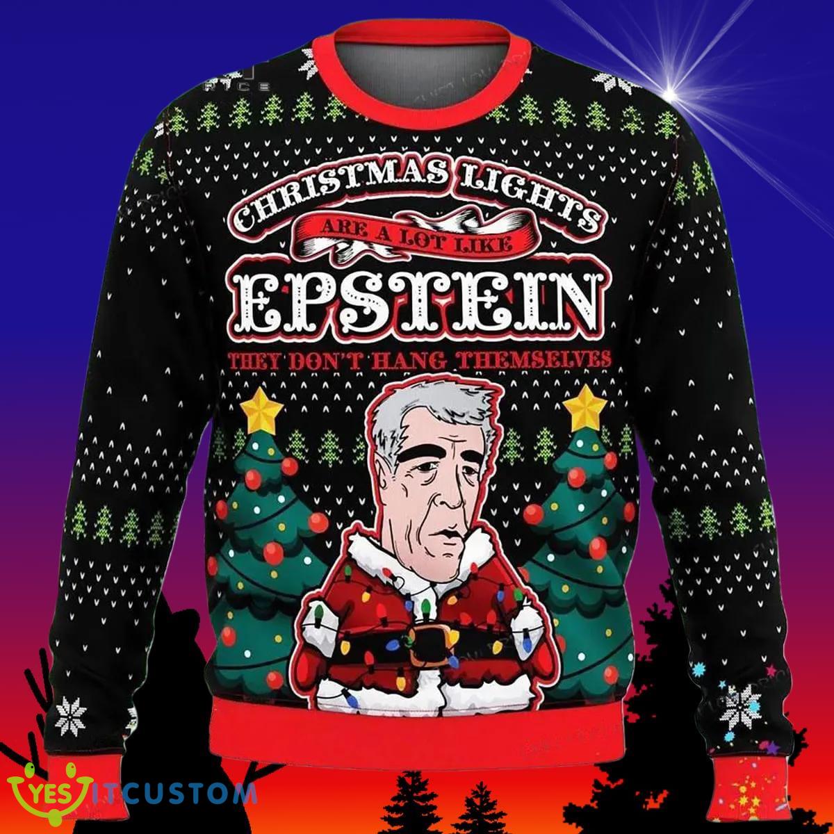 Epstein Christmas Ugly Christmas Sweater Unique Gift For Men And Women 3 Epstein Christmas Ugly Christmas Sweater Unique Gift For Men And Women Product Photo 1
