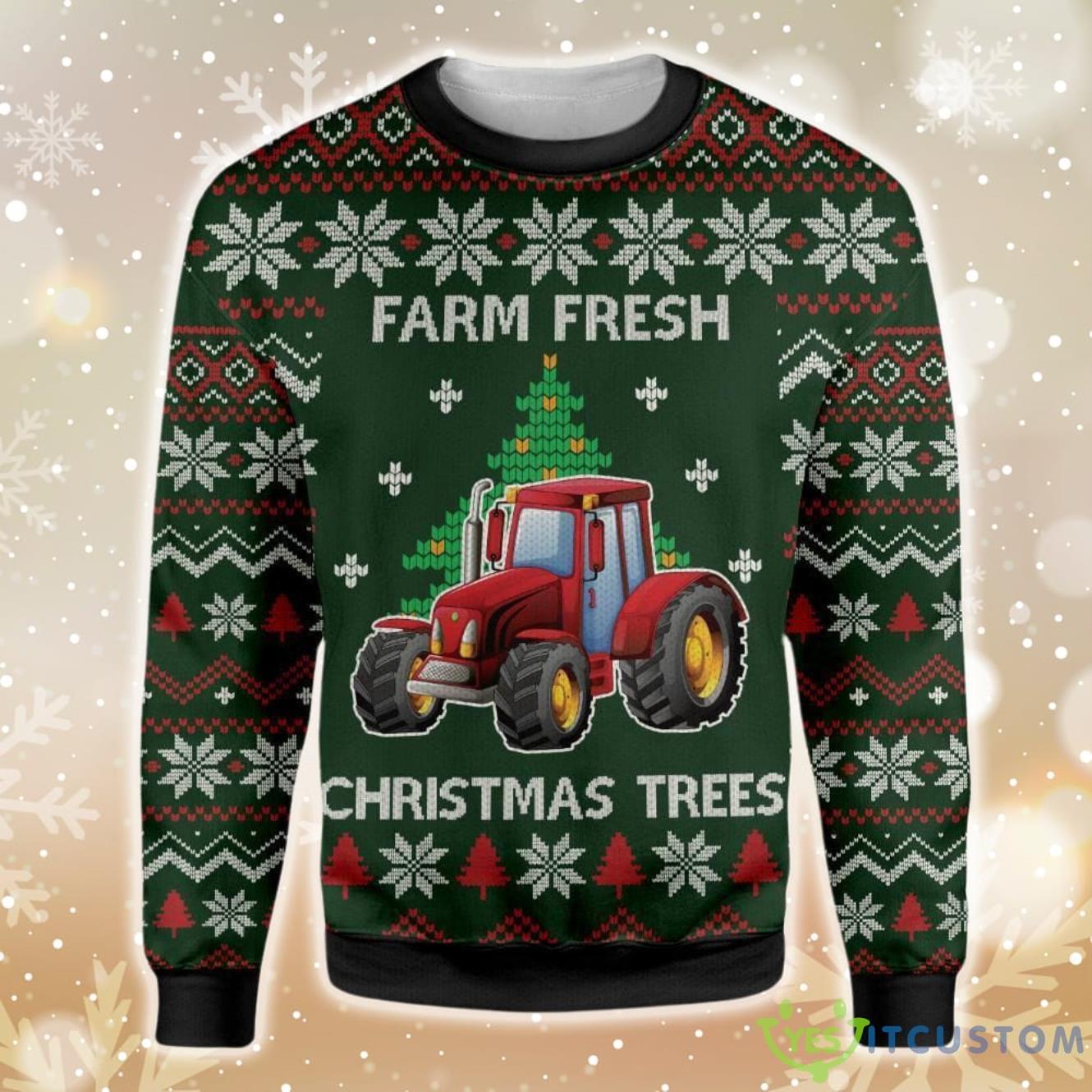 Farm Fresh Ugly Christmas Sweater 5 Farm Fresh Ugly Christmas Sweater Product Photo 1