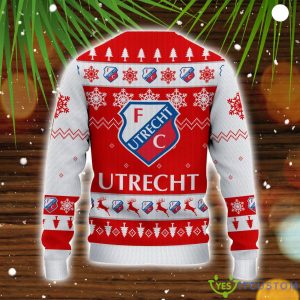 FC Utrecht 3D Sweater Gift Ugly Christmas Sweater Product Photo 3