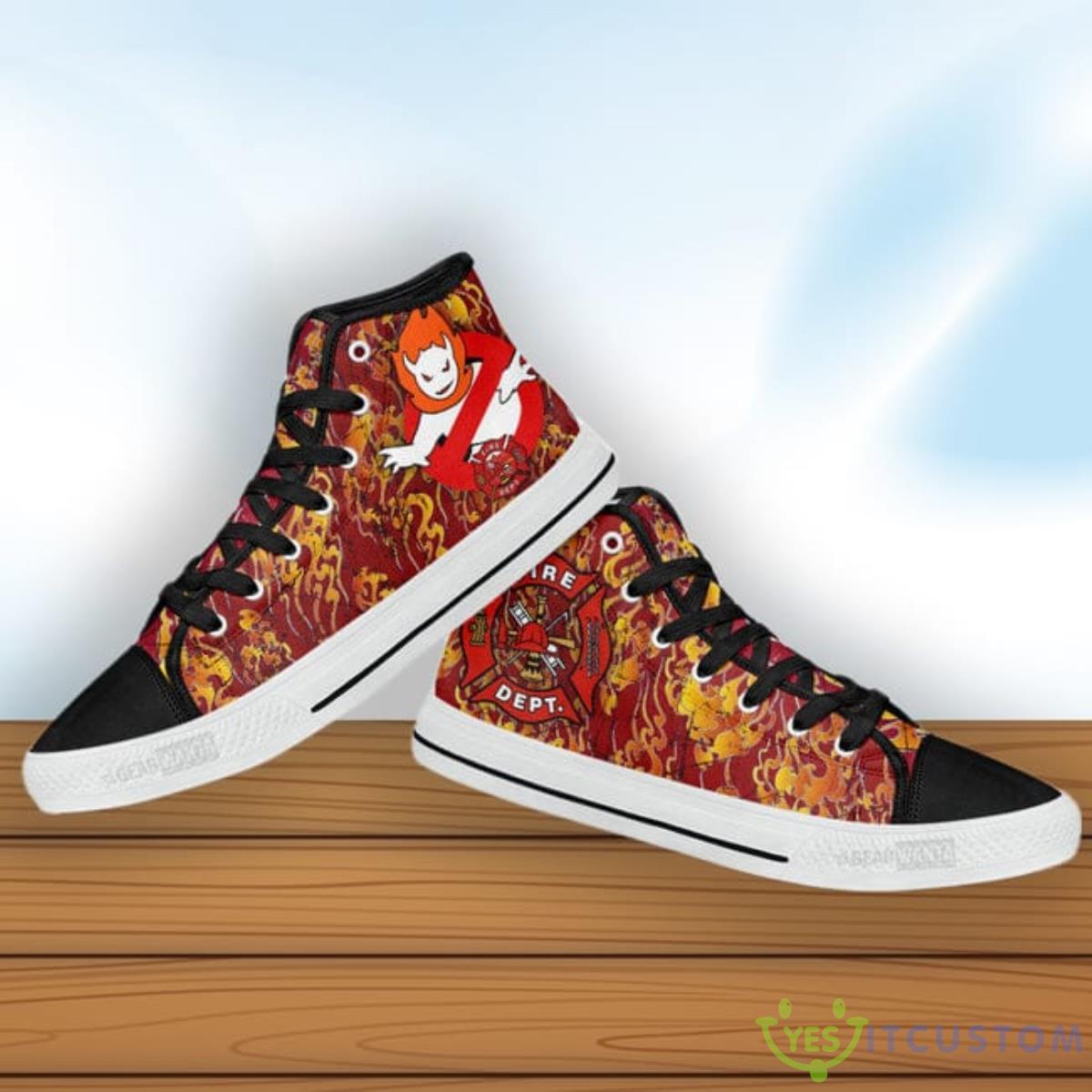 Firefighter Fire Buster High Top Shoes 4 Firefighter Fire Buster High Top Shoes Product Photo 4