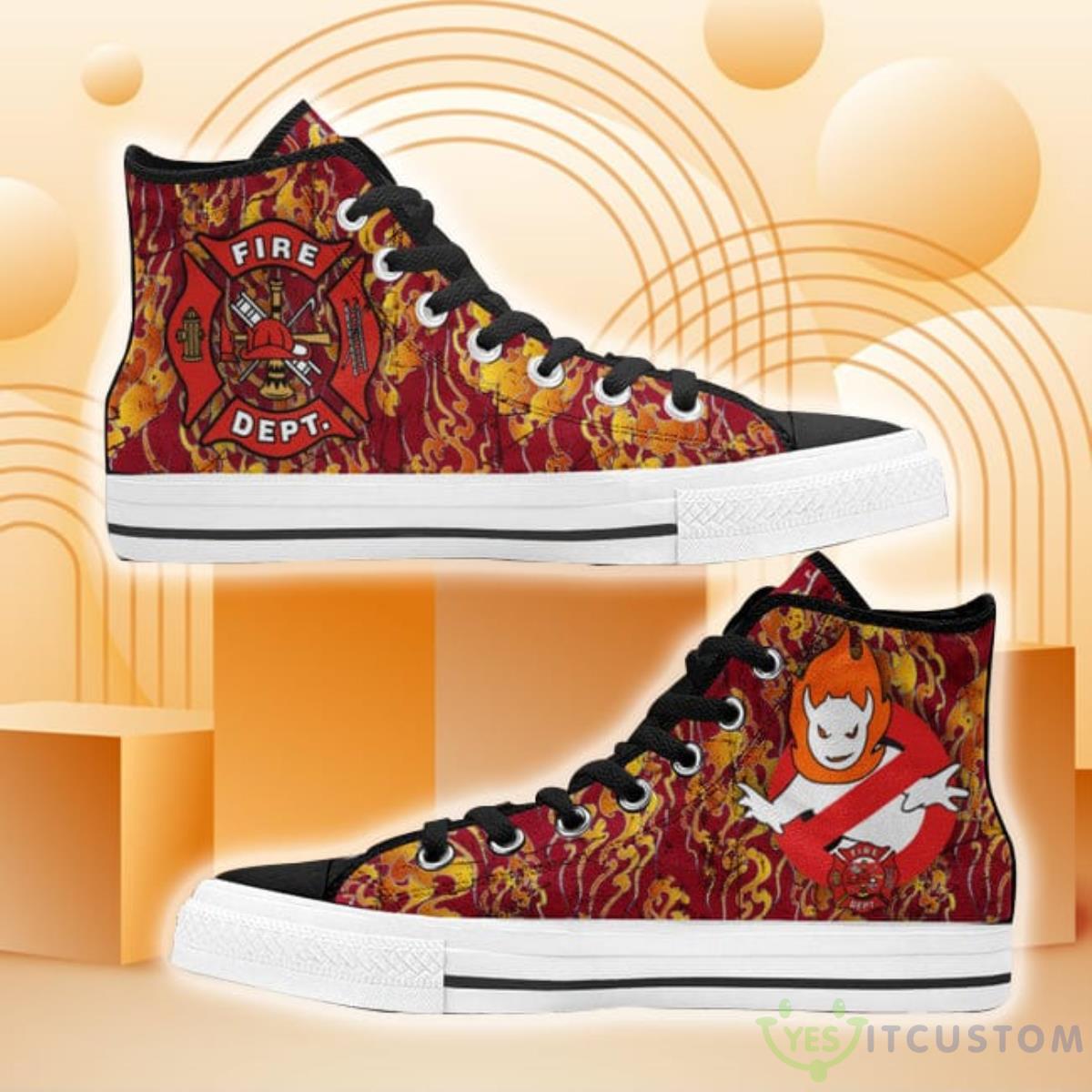 Firefighter Fire Buster High Top Shoes 8 Firefighter Fire Buster High Top Shoes Product Photo 1
