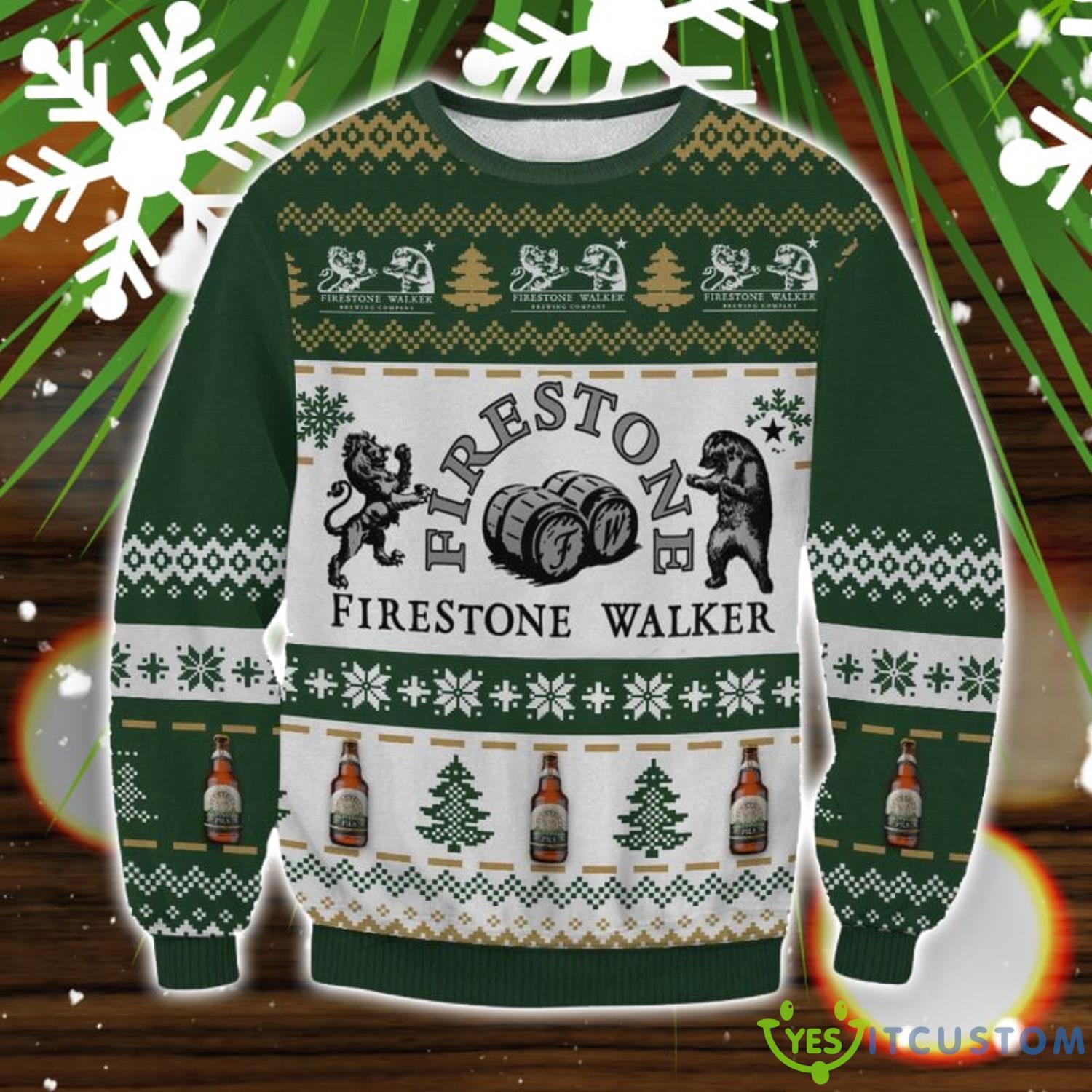 Firestone Walker 3D Ugly Christmas Sweater Christmas Gift 3 Firestone Walker 3D Ugly Christmas Sweater Christmas Gift Product Photo 1