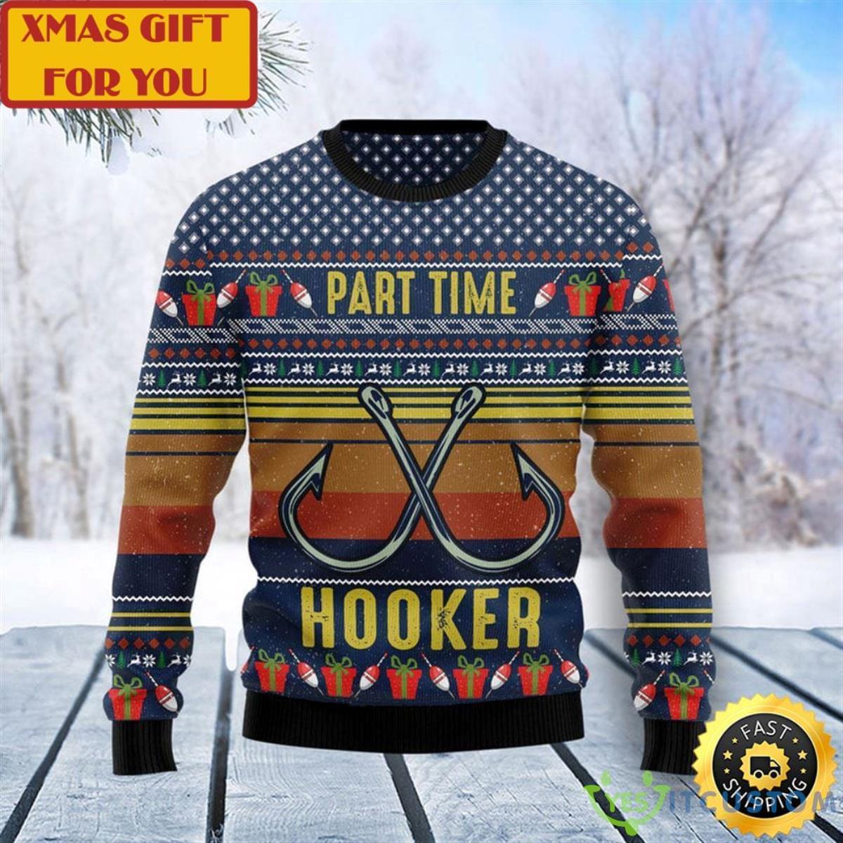 Fishing Lover Funny Ugly Christmas Sweater 3 Fishing Lover Funny Ugly Christmas Sweater Product Photo 1