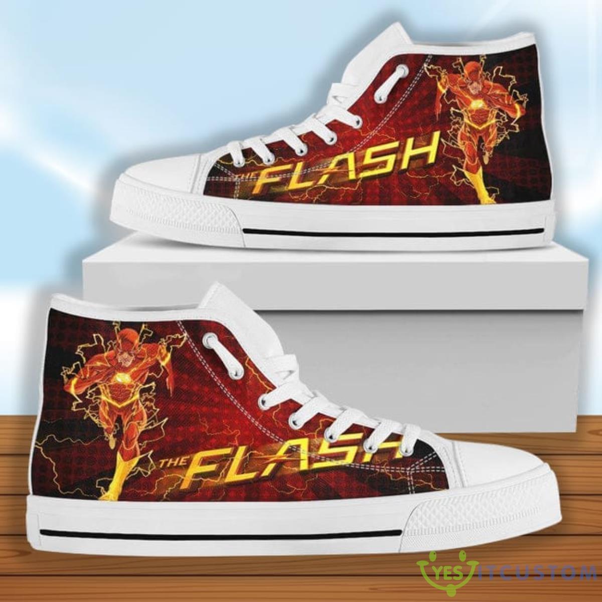 Flash Sneakers Super Heroes High Top Shoes 9 Flash Sneakers Super Heroes High Top Shoes Product Photo 2
