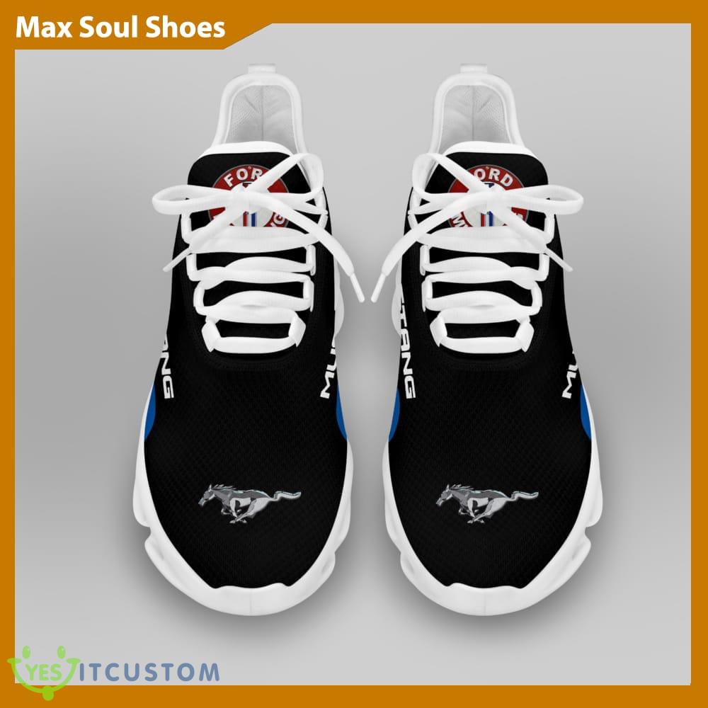 FORD MUSTANG Racing Car Running Sneakers Icon Max Soul Shoes For Men And Women 10 FORD MUSTANG Racing Car Running Sneakers Icon Max Soul Shoes For Men And Women - FORD MUSTANG Chunky Sneakers White Black Max Soul Shoes For Men And Women Photo 3