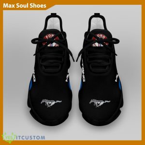 FORD MUSTANG Racing Car Running Sneakers Icon Max Soul Shoes For Men And Women - FORD MUSTANG Chunky Sneakers White Black Max Soul Shoes For Men And Women Photo 4