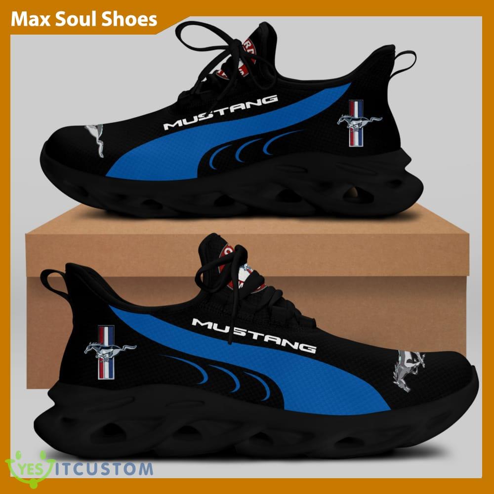 FORD MUSTANG Racing Car Running Sneakers Icon Max Soul Shoes For Men And Women 9 FORD MUSTANG Racing Car Running Sneakers Icon Max Soul Shoes For Men And Women - FORD MUSTANG Chunky Sneakers White Black Max Soul Shoes For Men And Women Photo 1