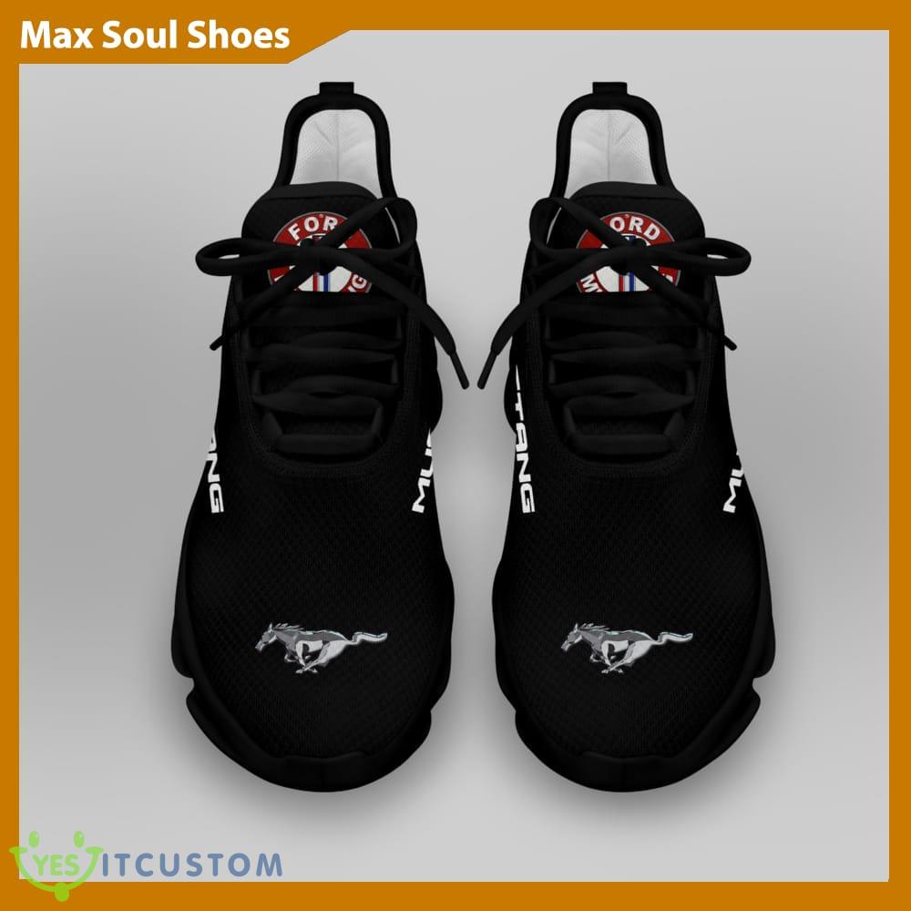 FORD MUSTANG Racing Car Running Sneakers Performance Max Soul Shoes For Men And Women 4 FORD MUSTANG Racing Car Running Sneakers Performance Max Soul Shoes For Men And Women - FORD MUSTANG Chunky Sneakers White Black Max Soul Shoes For Men And Women Photo 4