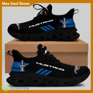 FORD MUSTANG Racing Car Running Sneakers Performance Max Soul Shoes For Men And Women - FORD MUSTANG Chunky Sneakers White Black Max Soul Shoes For Men And Women Photo 1