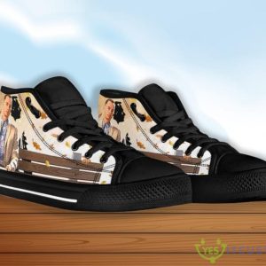 Forrest Gump Simple Man's High Top Shoes Funny Gift 5 Forrest Gump Simple Man's High Top Shoes Funny Gift Product Photo 2