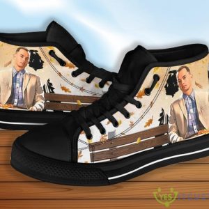 Forrest Gump Simple Man's High Top Shoes Funny Gift 6 Forrest Gump Simple Man's High Top Shoes Funny Gift Product Photo 3
