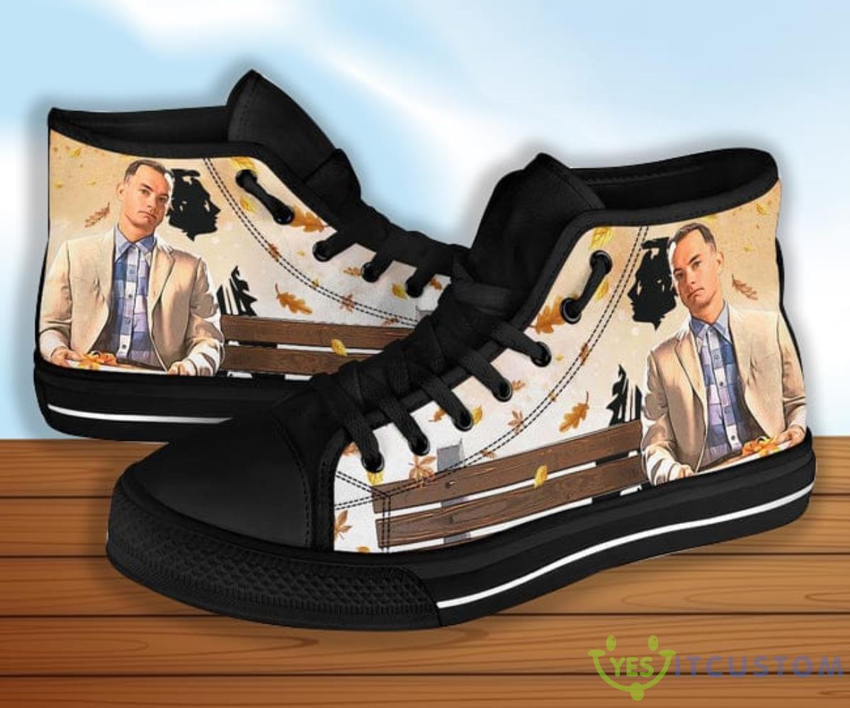 Forrest Gump Simple Man's High Top Shoes Funny Gift 3 Forrest Gump Simple Man's High Top Shoes Funny Gift Product Photo 3