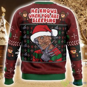 Fred Claws Christmas Freddy Krueger Ugly Christmas Sweater Cute Christmas Gift For Family 5 Fred Claws Christmas Freddy Krueger Ugly Christmas Sweater Cute Christmas Gift For Family Product Photo 3