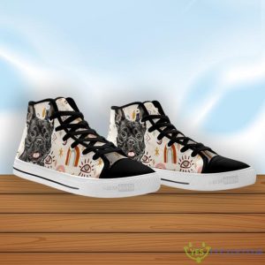 French Bulldog High Top Shoes 6 French Bulldog High Top Shoes Product Photo 3