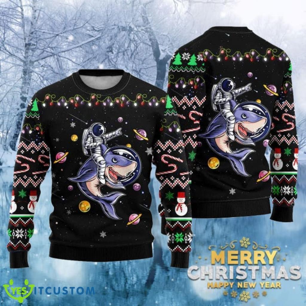 Funny Astronauts Ride A Shark In Space With The Planet Ugly Christmas Gift For Men And Women, Christmas Gift Us2359_8643 3 Funny Astronauts Ride A Shark In Space With The Planet Ugly Christmas Gift For Men And Women, Christmas Gift Us2359_8643 Product Photo 1