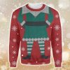 Funny Elf Ugly Christmas Sweater Product Photo 1