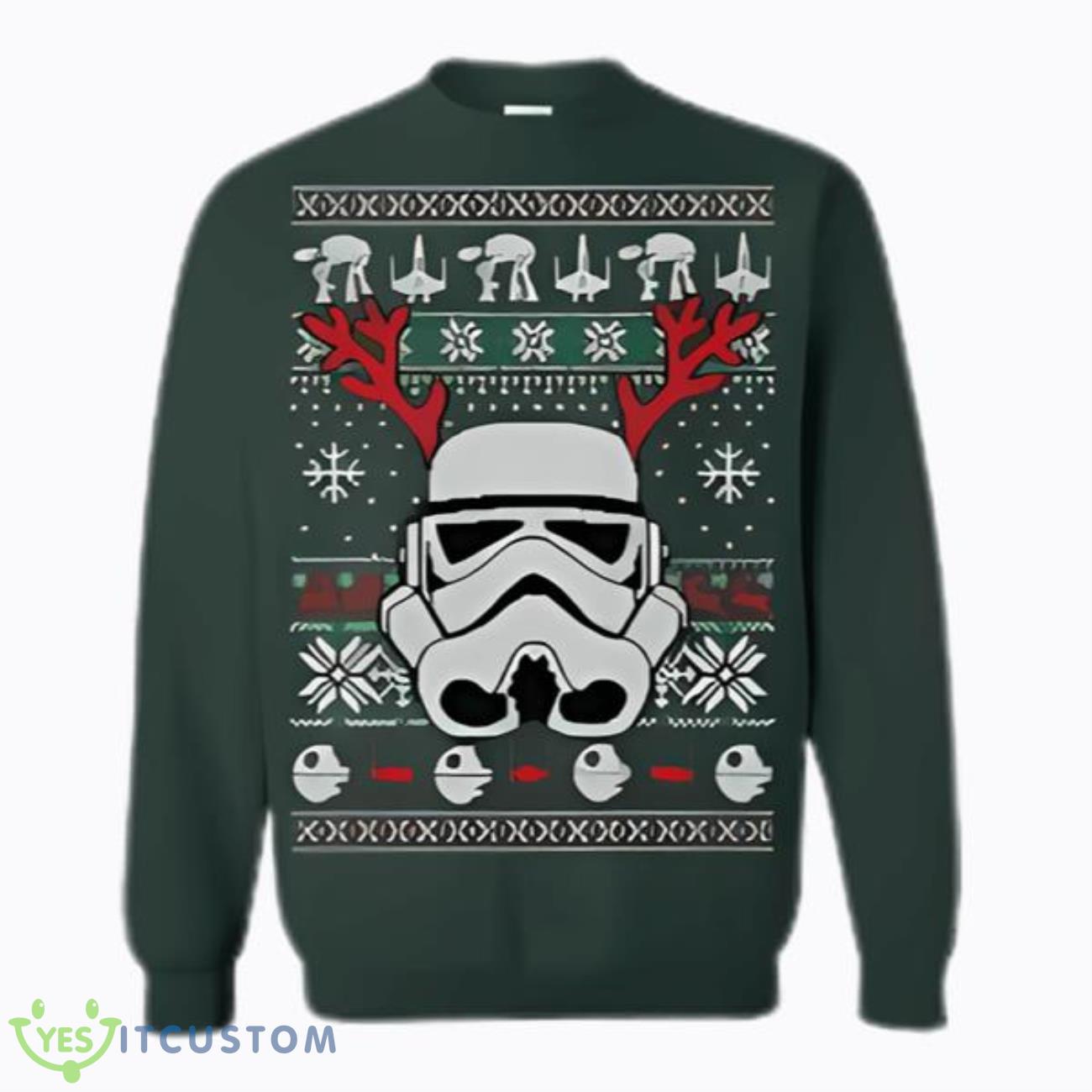 Funny Stormtrooper Star Wars Ugly Christmas Sweater 3 Funny Stormtrooper Star Wars Ugly Christmas Sweater Product Photo 1