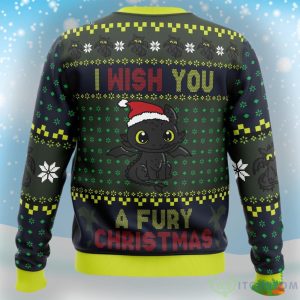 Fury Christmas Toothless Casual Ugly Sweater Product Photo 2