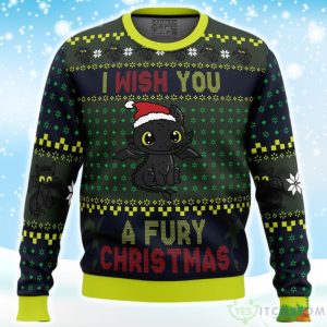Fury Christmas Toothless Casual Ugly Sweater Product Photo 1
