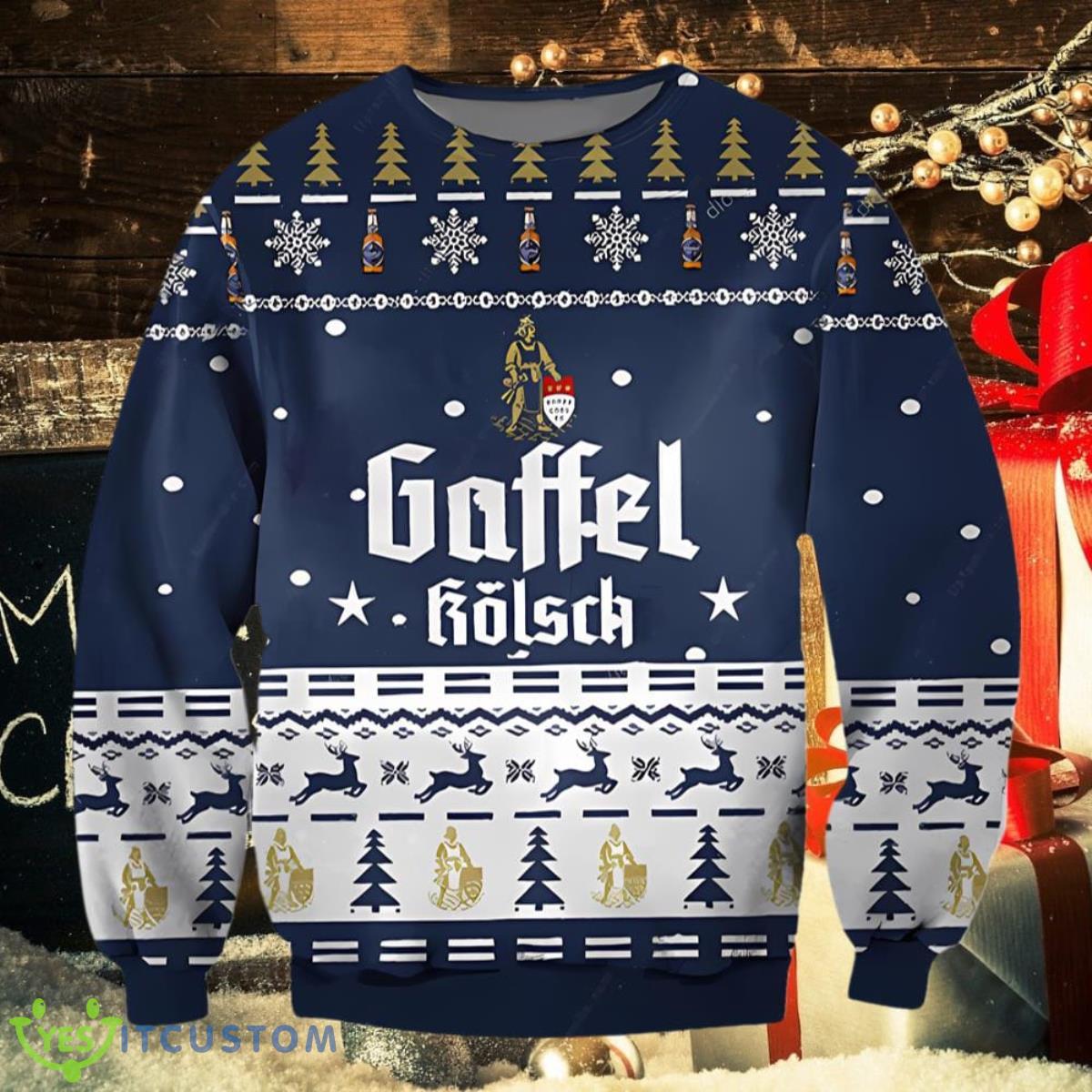 Gaffel Kolsch Beer Old Navy Ugly Christmas Sweater Nice Gift For Everyone 3 Gaffel Kolsch Beer Old Navy Ugly Christmas Sweater Nice Gift For Everyone Product Photo 1