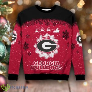 Georgia Bulldods Winter is Coming Knitted Christmas 3D Sweater Gift For Christmas - Georgia Bulldods Winter is Coming Ugly Christmas Sweater Photo 6