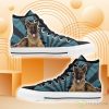 German Shepherd High Top Shoes For Fans Product Photo 1