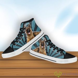 German Shepherd High Top Shoes For Fans Product Photo 4