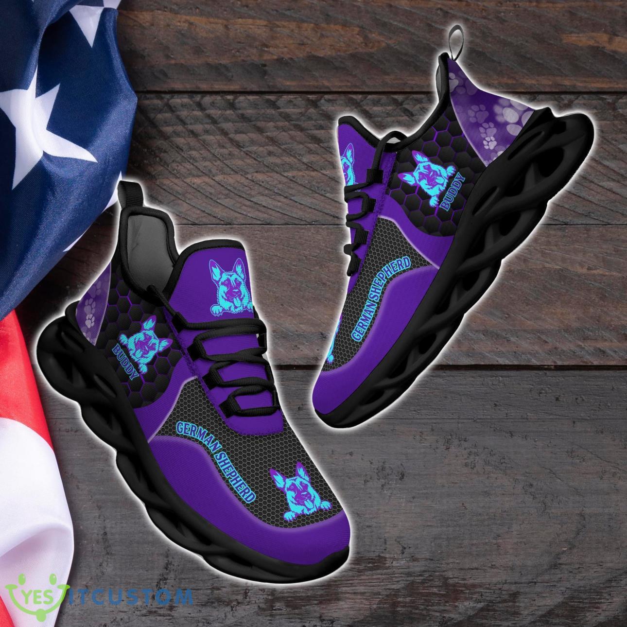 German Shepherd Sneaker Max Soul Shoes Custom Name 5 German Shepherd Sneaker Max Soul Shoes Custom Name Product Photo 1
