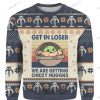 Get In Loser Baby Yoda Christmas Ugly Sweater Product Photo 1