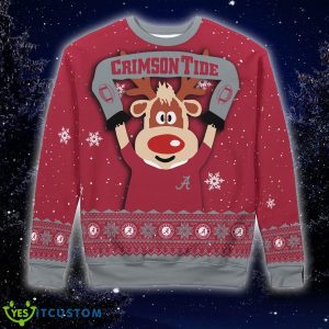 Gift Fans Alabama Crimson Tide Funny Ugly Sweater For Xmas - Alabama Crimson Tide Funny Christmas Knitted Sweater Photo 5