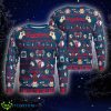 Gift Fans Cleveland Guardians Spooky Ghost Pumpkin Ugly 3D Sweater For Xmas - Cleveland Guardians Spooky Ghost Pumpkin Christmas Knitted Sweater Photo 1