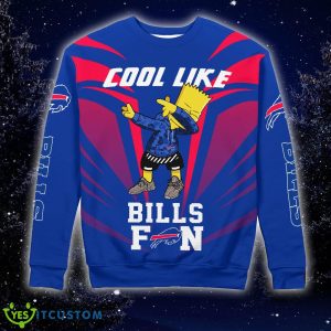Gift Fans Cool Like Buffalo Bills Fan Bart Simpson Dab Ugly Sweater For Xmas 3 Gift Fans Cool Like Buffalo Bills Fan Bart Simpson Dab Ugly Sweater For Xmas - Cool Like Buffalo Bills Fan Bart Simpson Dab Christmas Knitted Sweater Photo 5