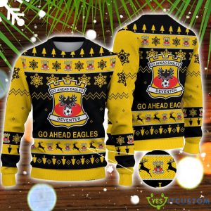 Go Ahead Eagles 3D Sweater Gift Ugly Christmas Sweater Product Photo 1