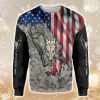 Good Hunter Go Hunting With American Flag Ugly Christmas Sweater Product Photo 1