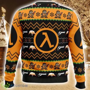Gordon Freeman Half-Life 3D Ugly Christmas Sweater Christmas Gift Holiday Gift For Family Product Photo 3