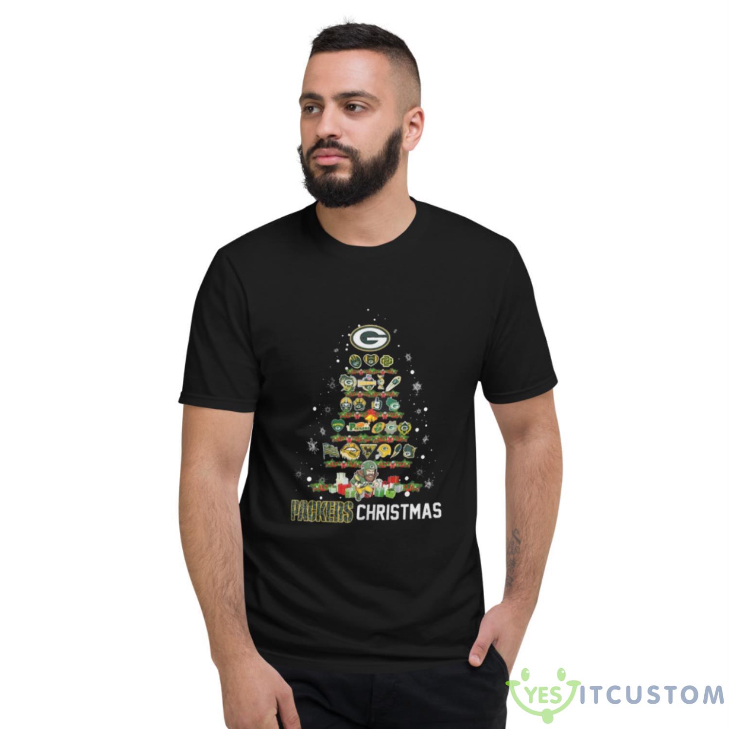 Green Bay Packers Love Christmas Tree 2023 T-Shirt 2 Green Bay Packers Love Christmas Tree 2023 T-Shirt - Short Sleeve T-Shirt