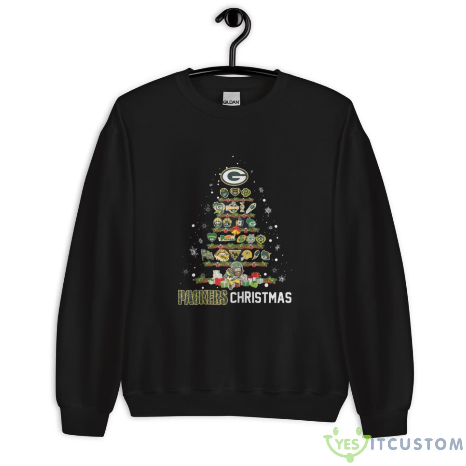 Green Bay Packers Love Christmas Tree 2023 T-Shirt 3 Green Bay Packers Love Christmas Tree 2023 T-Shirt - Unisex Crewneck Sweatshirt