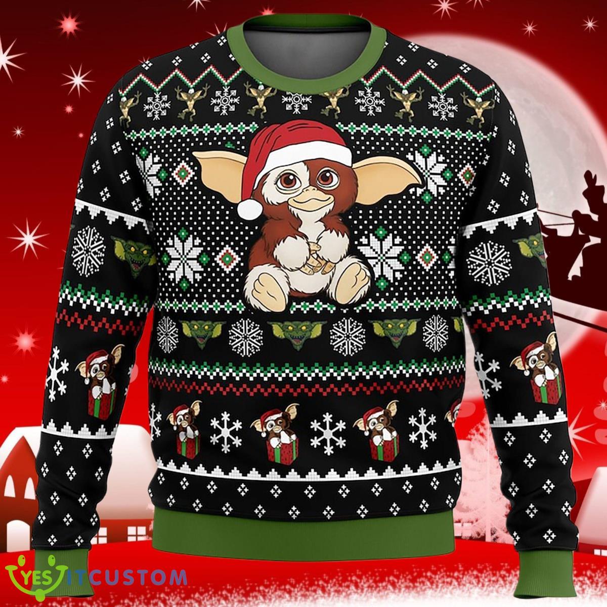 Gremlins Christmas Ugly Sweater, Gremlins Gizmo Gremlins Ugly Christmas Sweater Unique Gift 3 Gremlins Christmas Ugly Sweater, Gremlins Gizmo Gremlins Ugly Christmas Sweater Unique Gift Product Photo 1