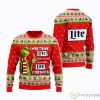 Grinch I Will Drink Here Or There I Will Drink Everywhere Miller Lite Beer Ugly Christmas Sweater Cute Christmas Gift Product Photo 1
