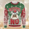 Grumpy Cow Dashing Through The Snow Farmer Ugly Christmas Sweater Product Photo 1