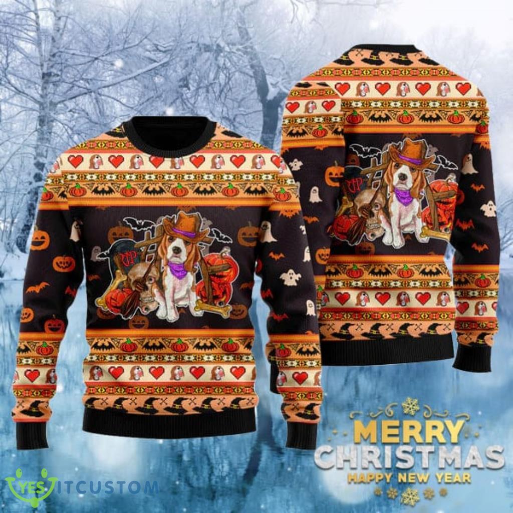 Halloween Beagle Dog Ugly Christmas Gift For Men And Women, Christmas Gift 3 Halloween Beagle Dog Ugly Christmas Gift For Men And Women, Christmas Gift Product Photo 1