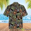 Halloween Monsters Hawaiian Shirt For Men Horror Button Up Shirt Gifts For Your Husband - Halloween Monsters Hawaiian Shirt For Men Horror Button Up Shirt Gifts For Your Husband