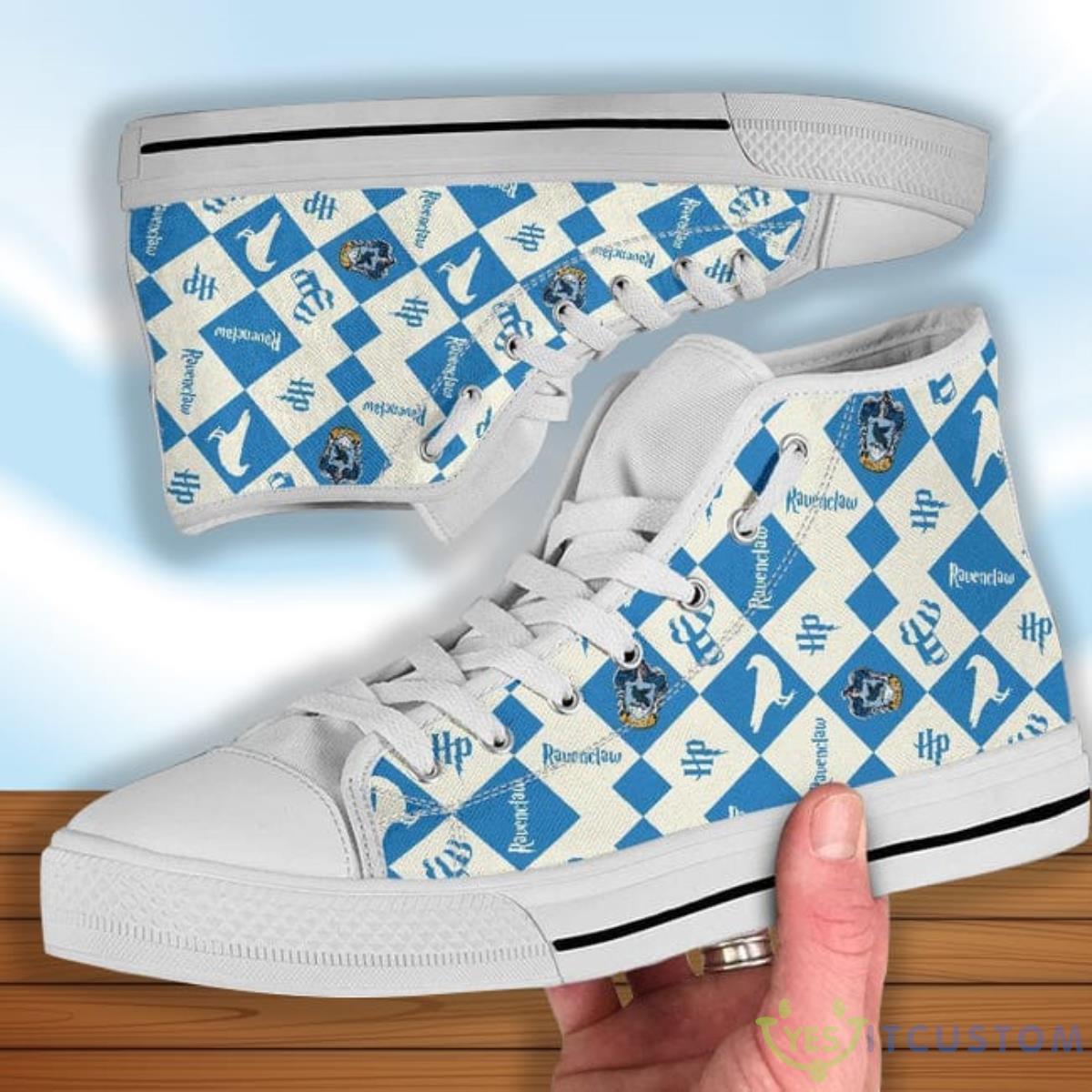 Harry Potter Ravenclaw Shoes High Top Pattern Sneakers 4 Harry Potter Ravenclaw Shoes High Top Pattern Sneakers Product Photo 4