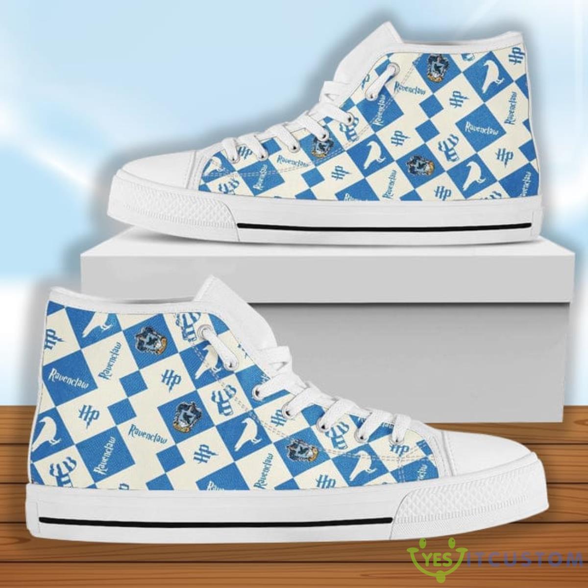 Harry Potter Ravenclaw Shoes High Top Pattern Sneakers 8 Harry Potter Ravenclaw Shoes High Top Pattern Sneakers Product Photo 1