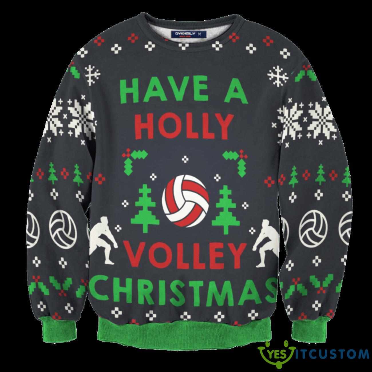 Have A Holly Volley Christmas Sweater 5 Have A Holly Volley Christmas Sweater Product Photo 1