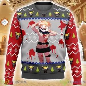 Himiko Toga My Hero Academia 3D Ugly Christmas Sweater Christmas Gift Holiday Gift For Family Product Photo 1